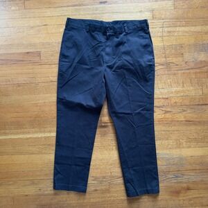 Brooks Brothers Advantage Chino Pants Black Cotton Blend W38 L30